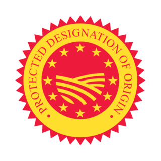 <span class="mw-page-title-main">Protected designation of origin</span> Geographical indication of food origin