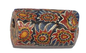 Venetian millefiori bead Murano (1850–1950)