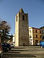 Medieval clock tower. XIV century.