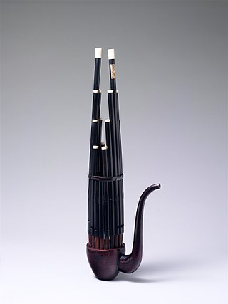 <i>Sheng</i> (instrument) Gourd mouth organ from China