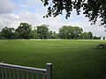 View of the ground looking east.