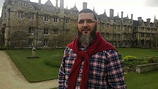 Tolba after delivering a speech at Oxford University, 2013..jpg