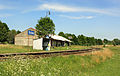 Čeština: Železniční zastávka v Tržku English: Railway stop in Tržek, Czech Republic