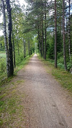 Uddevalla–Lelången gång- och cykelväg.JPG