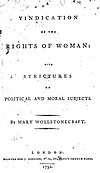 A Vindication of the Rights of Woman