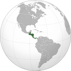 Central America (orthographic projection)