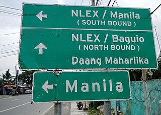 <span class="mw-page-title-main">Road signs in the Philippines</span> Overview of traffic signs used in Philippine transportation