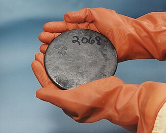 A billet of highly enriched uranium. HEUranium.jpg