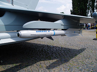 <span class="mw-page-title-main">Infrared homing</span> Weapon guidance system utilizing the targets infrared emissions to track it