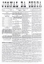 Primeira página do segundo número do Jornal da Certã, em 1887.