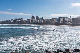 Playa de Las Canteras.