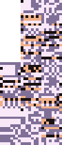 MissingNo. som den såg ut i Pokémon Red och Blue.