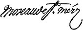 signature de Moreau de Saint-Méry