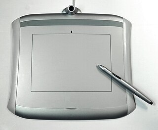 <span class="mw-page-title-main">Graphics tablet</span> Computer input device