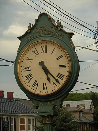 <span class="mw-page-title-main">Sharpsburg, Maryland</span> Town in Maryland, United States