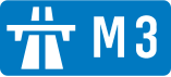 M3 motorway shield