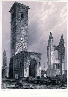 An illustration of St Rule (St Regulus) Tower AB-St-Andrews-St-Regulus 1.jpg