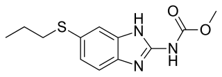 <span class="mw-page-title-main">Albendazole</span> Chemical compound