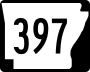 Highway 397 marker