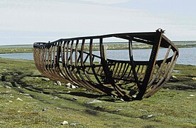 Estructura de ferro d'un vaixell (sobre la quilla)