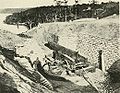 Confederate gun at Battery Dantzler, Drewry's Bluff.