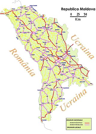 <span class="mw-page-title-main">Roads in Moldova</span>