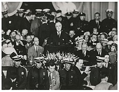 FDR accepts the nomination for the Presidency, Franklin Field, 1936