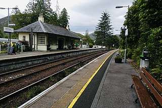 <span class="mw-page-title-main">Glenfinnan railway station</span> Railway station in the Highlands of Scotland