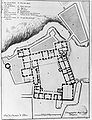 Floor plan of the château, 1677