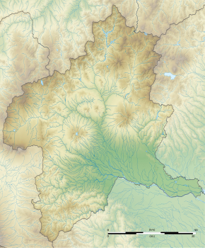 毛無峠 (長野県・群馬県)の位置（群馬県内）