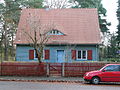 Gartenstadt Hellerau: Wohnhaus/Holzhaus und Garage (Einzeldenkmal zu ID-Nr. 09210046)