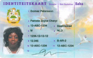 <span class="mw-page-title-main">Identity card BES</span> Identity card of The Caribbean Netherlands