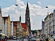 Innenstadt mit Martinskirche, höchste Backsteinkirche Deutschlands