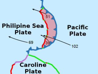 <span class="mw-page-title-main">Mariana plate</span> Small tectonic plate west of the Mariana Trench