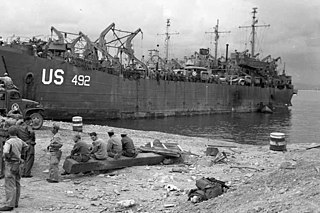 USS <i>LST-492</i> WWII US tank landing ship