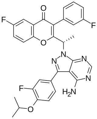 <span class="mw-page-title-main">Umbralisib</span> Chemical compound