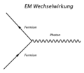 Feynman EM-WW Vertex