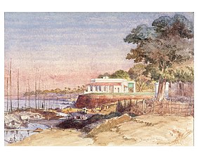 Flagstaff ghat in 1859