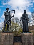 Memorial to Evan and James James at Ynysangharad Park