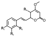 Structure 3 Kavalactone-general-3.svg