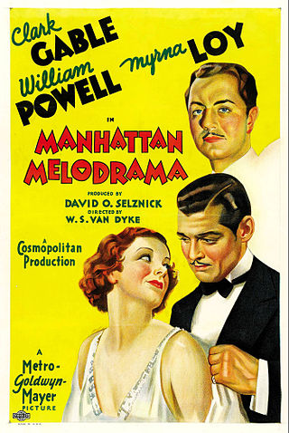 <i>Manhattan Melodrama</i> 1934 film by W. S. Van Dyke and George Cukor