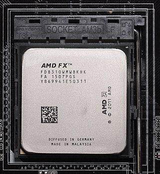 <span class="mw-page-title-main">AMD FX</span> Series of high-end microprocessors by AMD