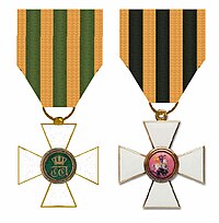 Orde van de Eikenkroon en Orde van Sint-George.