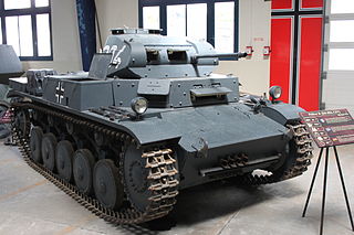 <span class="mw-page-title-main">Panzer II</span> German light tank of the 1930s and World War II