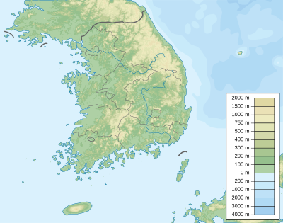 Location map South Korea