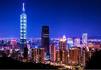 Taipei Skyline at night