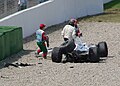 2006: Jaques Villeneuve verabschiedet sich quasi aus dem Kiesbett von Hockenheim direkt in den Ruhestand