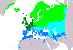 Mapa występowania