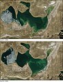 Comparison of North Aral Sea, 2005/06