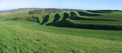 Lynchet system near Bishopstone in Wiltshire Bishopstonelynchets2.jpg